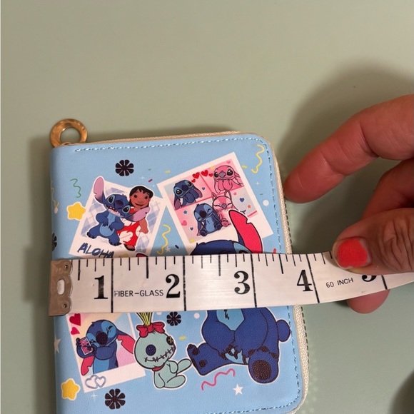 Disney Lilo & Stitch and Angel Coin Purse zippered pouch card holder set of 2 - Picture 6 of 7